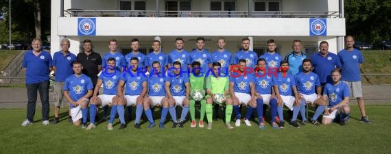 Mannschaftsfoto Saison 2019/20 Fussball Sinsheim - SV Adelshofen (© Kraichgausport / Loerz)